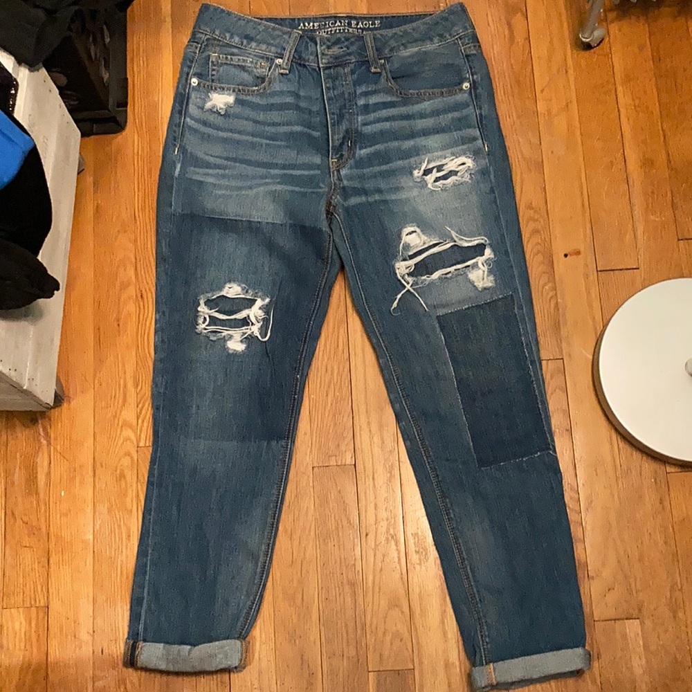 American Eagle tomgirl jeans